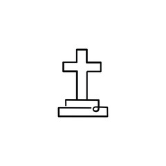 Christianity Line Style Icon Design