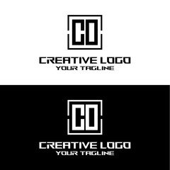 creative letter logo co desain vektors