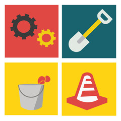 Construction and Tools Icons set 2