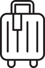 Luggage Bag Line Icon