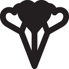 Love icon symbol vector image illustration
