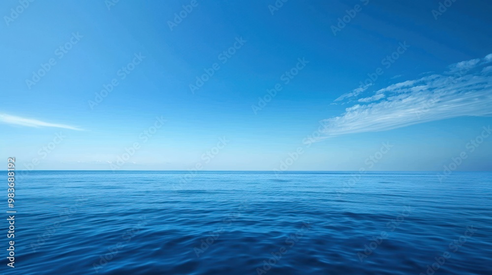 Canvas Prints serene ocean landscape