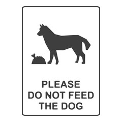 no pets allowed, flat logo