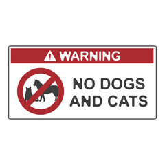 no pets allowed, flat logo