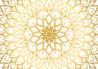 Mandala gold royal luxury pattern flower premium background