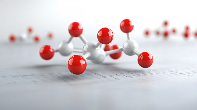 Glucose molecule structure A detailed representation of the glucose molecule