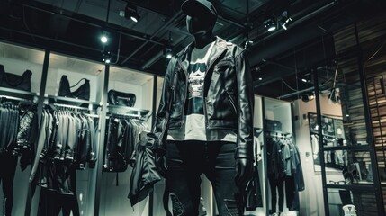 Fototapeta premium Mannequin in a Fashion Store