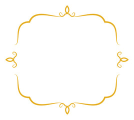 エレガントでクラシカルなフレーム（編集可能な線で構成されています）CC2024～