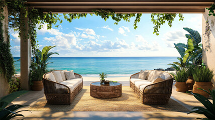 Fototapeta premium pool in resort