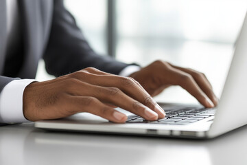 Businessman sitting at a conference table