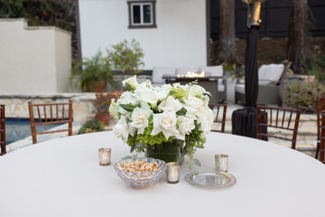wedding reception table