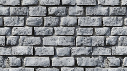 Fototapeta premium Close-up of a Grey Brick Wall