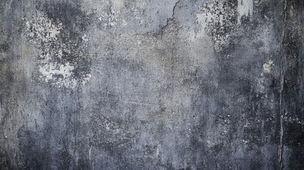 Obraz premium Gray cracked wall texture with distressed patterns and natural wear at urban location in daylight