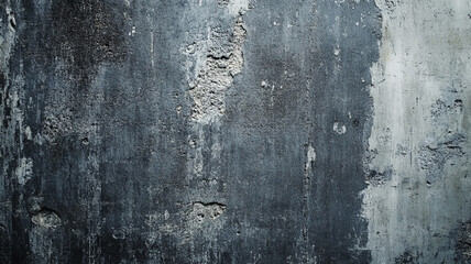 Obraz premium Rough textured gray concrete wall showcasing an industrial, weathered look