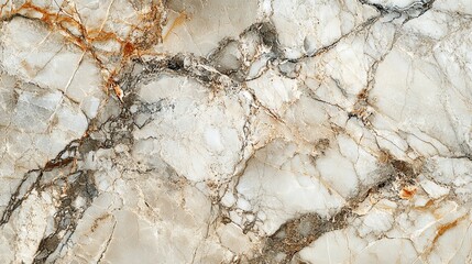 Closeup of White, Brown, and Gray Marble Texture