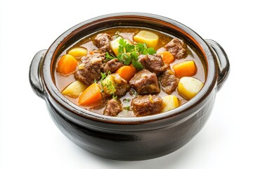 A hearty and flavorful German Eintopf stew, made with tender beef, carrots, potatoes, and a rich gravy. This traditional comfort food is perfect for a cozy meal on a chilly evening.