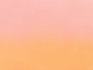 Wall painted in sweet pink and orange tone for two tone background and decoration