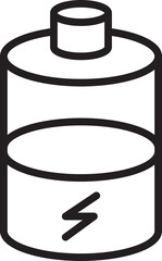 Battery Line Icon