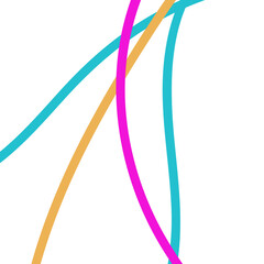 Pink teal yellow lines, background 