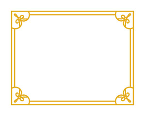 エレガントでクラシカルなフレームのセット（編集可能な線で構成されています）cs2～