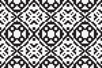 Ethnic seamless monochrome pattern. Aztec geometric background. Tribal print. Navajo fabric. Modern abstract wallpaper. Vector illustration.