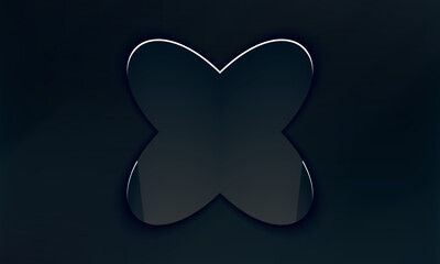 Luxury badges and labels template design with abstract silver shape. dark background. geometric backdrop design. mockup design. social media post. cover design. vector illustration

