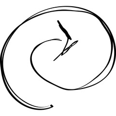 Single isolated icon with outline style icon on white background