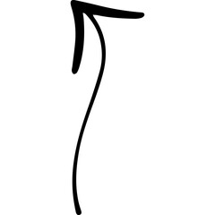 Single isolated icon with outline style icon on white background