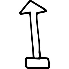 Single isolated icon with outline style icon on white background