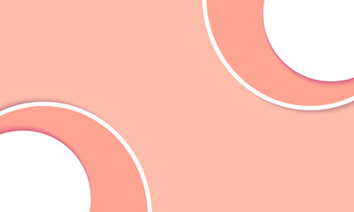 modern geometric banner template with abstract pink paper cut style design. Suitable for advertising and promotion in social media post, blog, web, cover, header. minimal digital story vector design
