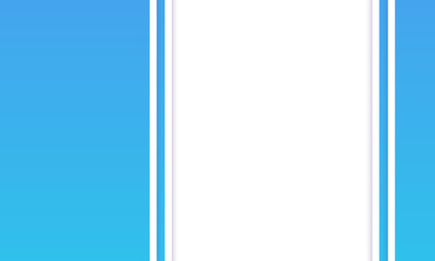 blue blank paper with frame, mock up background. blank page design. blue gradient background template. social media post, digital marketing background. template design for presentation, Header, web 
