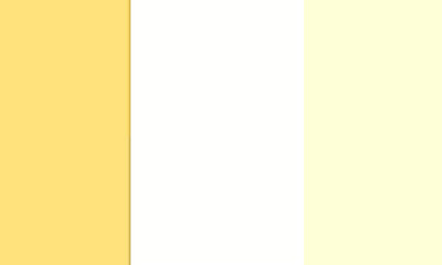Realistic blank paper sheet with shadow on yellow background. blank page book illustration. paper color template. Notebook or book page. vector design template or mockup. yellow backgdrop

