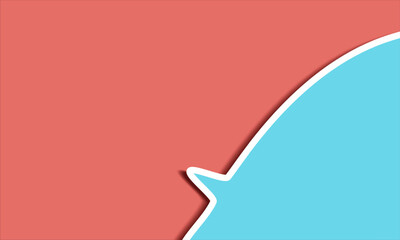 Quote text bubble. message, comment Vector and note. pink gradient background. sale banner template promotion. presentation background. Minimalist social media post. design for web, flyer, brochure
