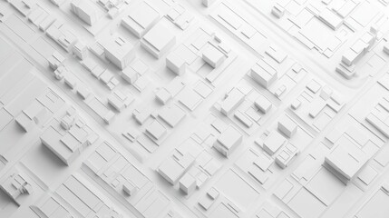 Minimalist City Grid Overview Design