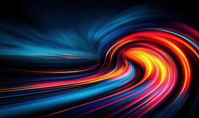 Obraz premium Abstract Swirling Colors