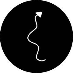 Single isolated icon with outline style icon on white background