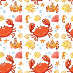 Underwater Marine Life Pattern