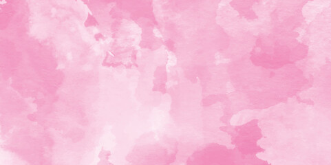 Creative paint gradients multicolor watercolor background,Pink background with space. Fantasy smooth light pink watercolor paper textured,Abstract pink watercolor illustration banner, 