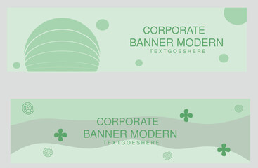 Modern Banner Vector