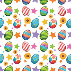 Colorful Easter Egg Pattern