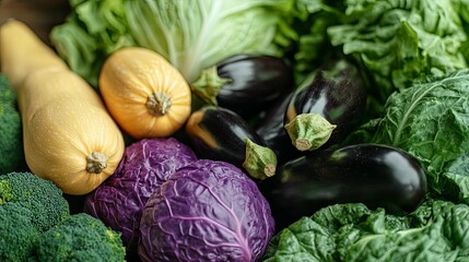 A Colorful Collection of Fresh Vegetables