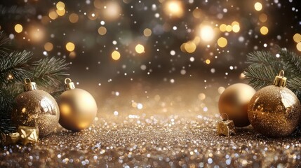 Glittering Effect For Luxury Christmas - Shining Background- A luxurious and festive ba_1(277)