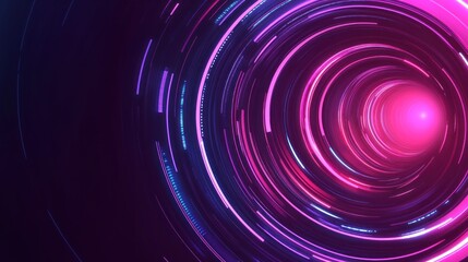 Abstract swirling light patterns in vibrant colors, creating a sense of motion and depth.