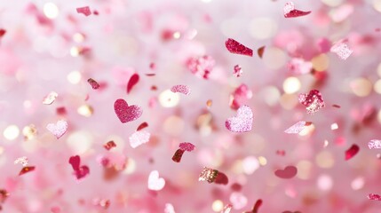 'isolated glitter confetti gold Rose PNG glistering particle sparkle pink falling shiny abstract christmas shine pale festive light decoration glittering holiday luxury part'
