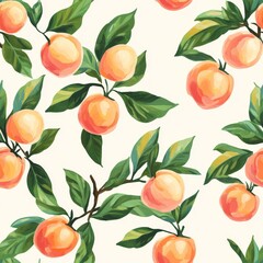 240807 31. nectarine pattern banner wallpaper, simple background