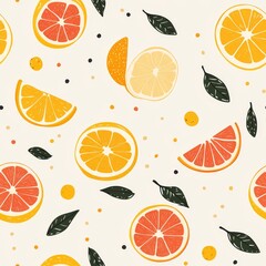 240807 50. ugli fruit pattern banner wallpaper, simple background