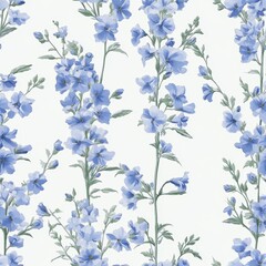 Fototapeta premium 240807 102. larkspur pattern banner wallpaper, simple background