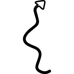 Single isolated icon with outline style icon on white background