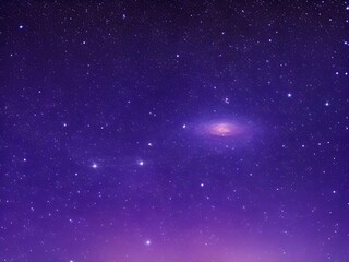Fototapeta premium Ethereal Milky Way Purple Night Sky and Stars smooth textured background