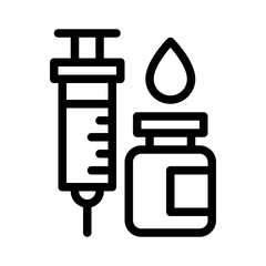syringe line icon